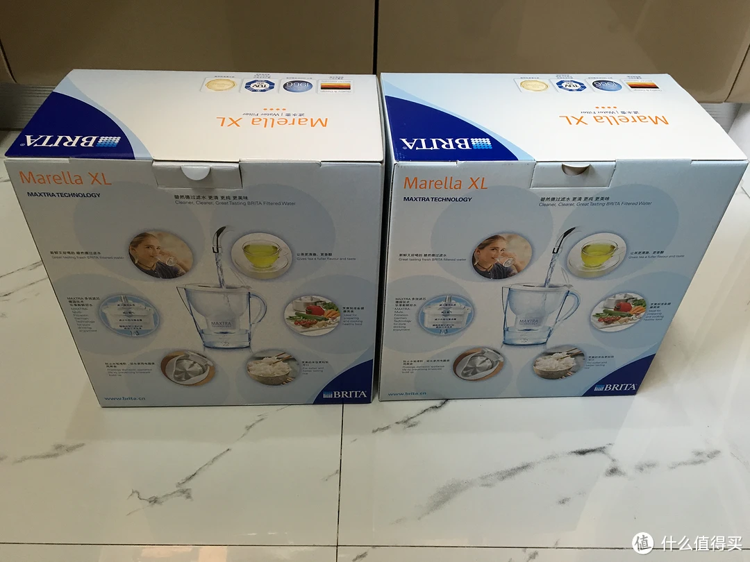 BRITA 碧然德 滤水壶：实际对比国产与进口金典系列Marella XL 3.5L