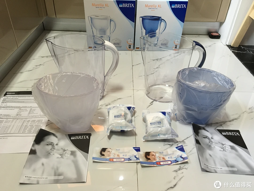 BRITA 碧然德 滤水壶：实际对比国产与进口金典系列Marella XL 3.5L